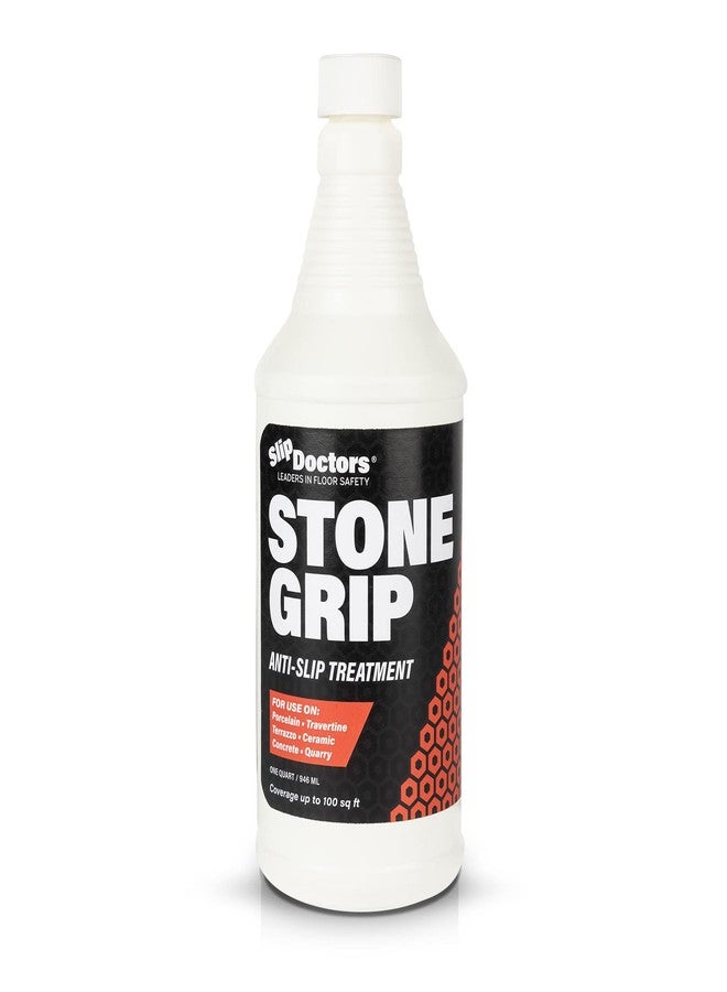 Slip Doctors Stone Grip Industrial (Quart) Non-Slip Floor Treatment for Tile and Stone to Prevent Slippery Floors. Indoor/Outdoor, Residential/Commercial, Works in Minutes for Increased Traction - Image 1
